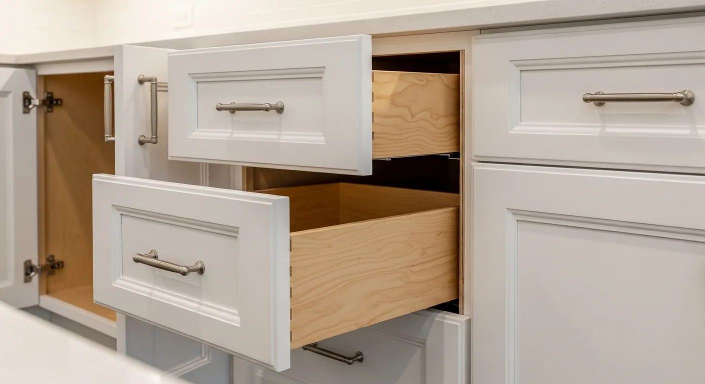 Mid-range kitchen appliance package with stainless steel refrigerator and range in a Florida kitchen